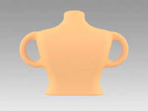 vase female breast 3D Print Model
