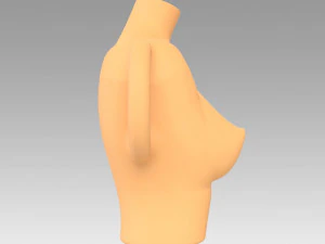 vase female breast 3D Print Model
