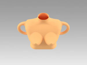 vase female breast 3D Print Model