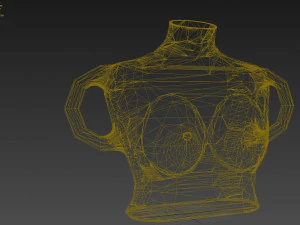vase female breast 3D Print Model