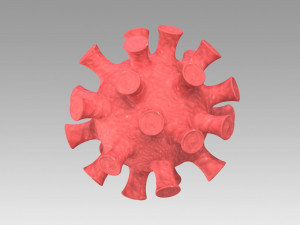 corona virus 3D Model