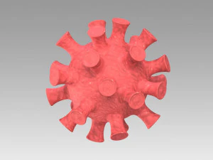 corona virus 3D Model