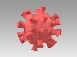 corona virus 3D Model