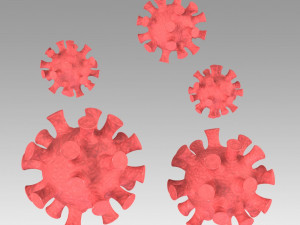 corona virus 3D Model