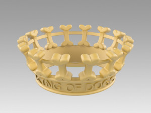 crown for dogs king of dogs 3D Model