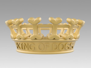 crown for dogs king of dogs Modelo 3D