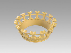 crown for dogs king of dogs Modelo 3D