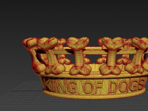 crown for dogs king of dogs Modelo 3D