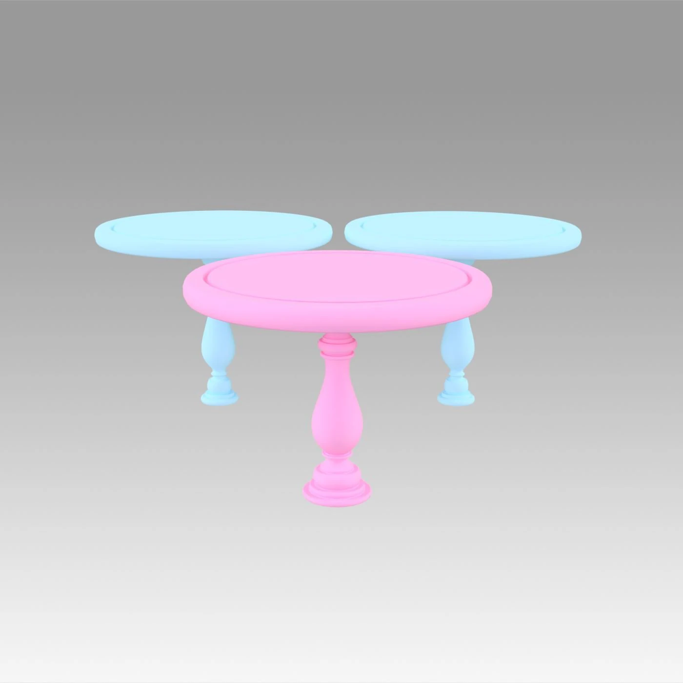 cake stands 3D Print Model .c4d .max .obj .3ds .fbx .stl .blend 