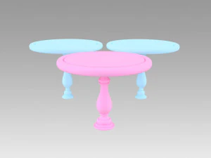 taart stands 3D printmodel