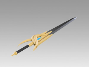 tales of graces tog richard sword cosplay prop 3D Print Model