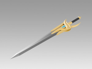 tales of graces tog richard sword cosplay prop 3D Print Model