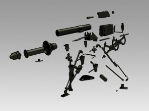 e-web heavy repeating blaster - star wars 3D Принт Модель