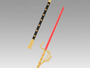 kamen rider чорна тінь місяць меч косплей реквізит 3D Принт Модель