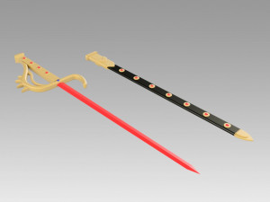 kamen rider black shadow moon sword cosplay prop 3D Принт Модель