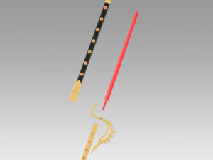 kamen rider black shadow moon sword cosplay prop 3D Принт Модель