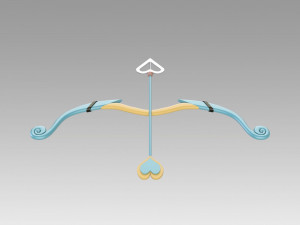 love live sonoda umi bow and arrow cosplay 3D Принт Модель