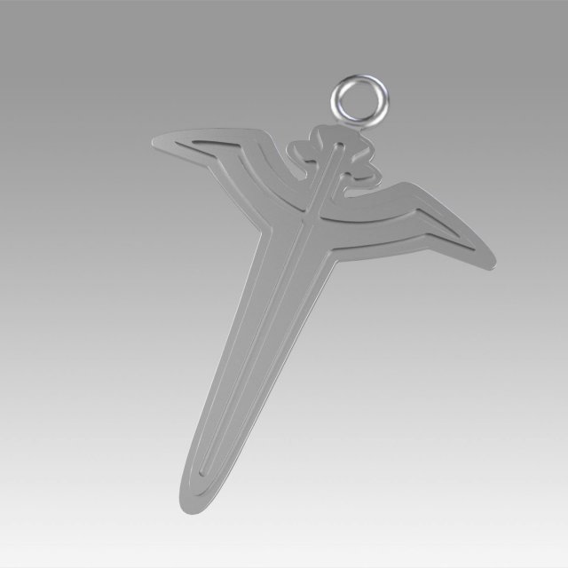 hakkenden eight dogs of the east cosplay necklace 3D Print Model .c4d .max .obj .3ds .fbx .stl .blend 