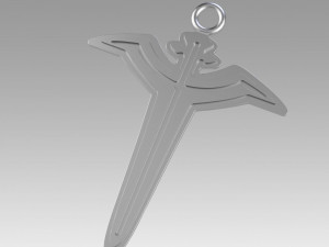 hakkenden eight dogs of the east cosplay necklace 3D Print Model