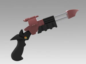 star trek vi the undiscovered country klingon disruptor pistol 3D Druckmodell