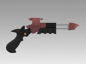 star trek vi the undiscovered country klingon disruptor pistol 3D-Druckmodell