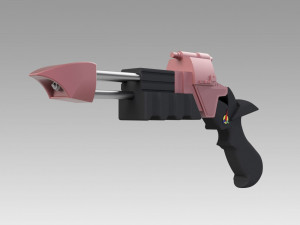star trek vi the undiscovered country klingon disruptor pistol 3D-Druckmodell