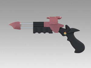 star trek vi the undiscovered country klingon disruptor pistol 3D-Druckmodell