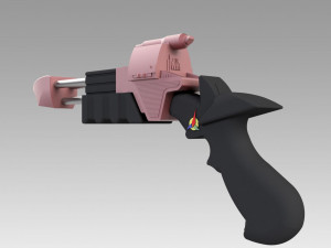 star trek vi the undiscovered country klingon disruptor pistol 3D-Druckmodell