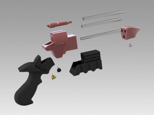 star trek vi the undiscovered country klingon disruptor pistol 3D-Druckmodell