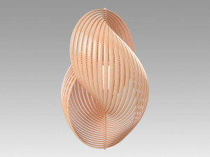 twisty lamp Modelo 3D