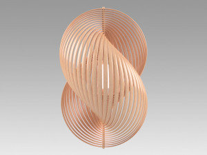 twisty lamp Modelo 3D
