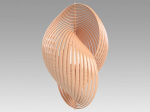 twisty lamp Modelo 3D