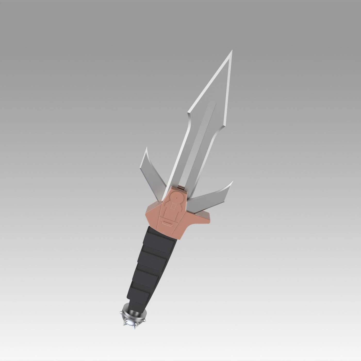 star trek klingon dk tahg knife 3D Print Model .c4d .max .obj .3ds .fbx .stl .blend 