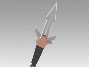 cuchillo star trek klingon dk tahg Modelo de impresión 3D