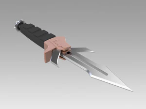 star trek klingon dk tahg knife 3D Print Model