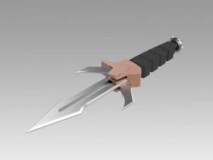 star trek klingon dk tahg knife 3D Print Model
