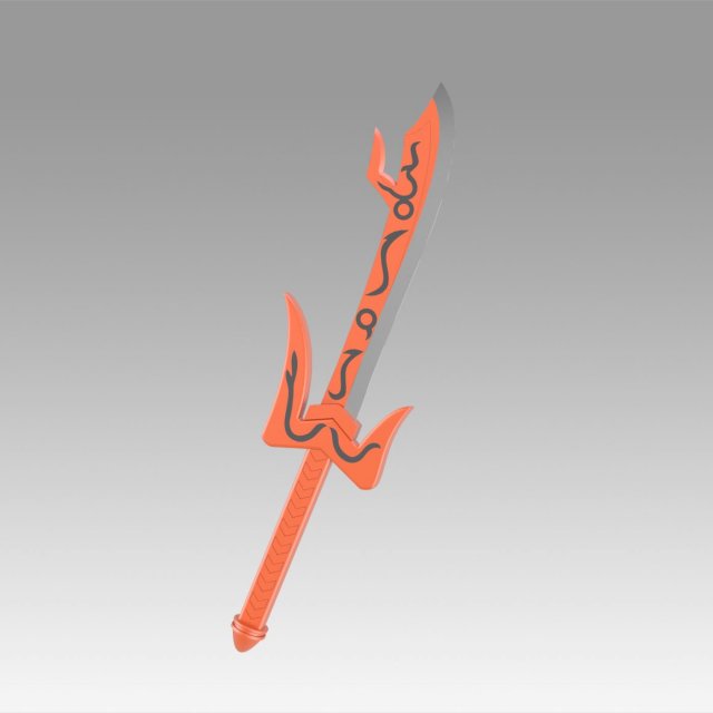kamen rider den-o momotaros sword cosplay prop Model Cetak 3D .c4d .max .obj .3ds .fbx .stl .blend 