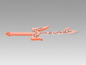 kamen rider den-o momotaros sword cosplay prop Model Cetak 3D