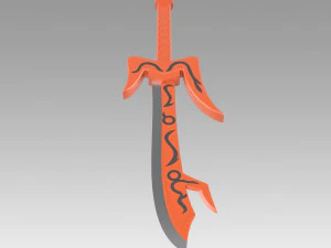 kamen rider den-o momotaros sword cosplay prop 3D Print Model