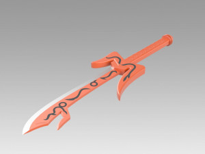 kamen rider den-o momotaros sword cosplay prop Model Cetak 3D