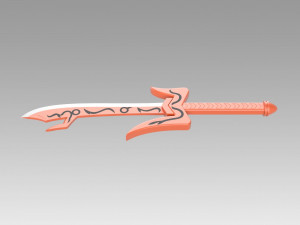 kamen rider den-o momotaros sword cosplay prop Model Cetak 3D