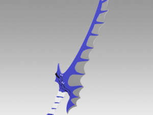 fire emblem awakening dragon slayer sword cosplay prop 3D 프린트 모델