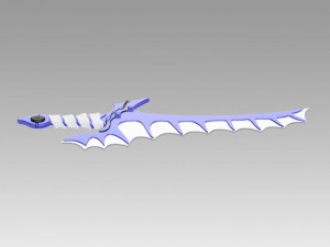 fire emblem awakening dragon slayer sword cosplay prop 3D Print Model