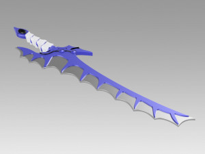 fire emblem awakening dragon slayer sword cosplay prop 3D Print Model