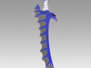 fire emblem awakening dragon slayer sword cosplay prop 3D Print Model