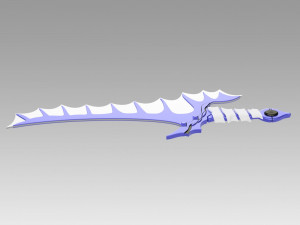 fire emblem awakening dragon slayer sword cosplay prop 3D Print Model