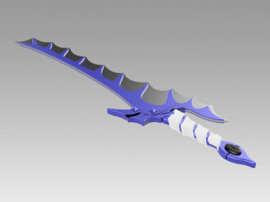 fire emblem awakening dragon slayer sword cosplay prop 3D Print Model