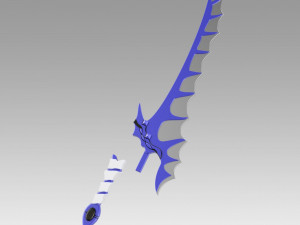 fire emblem awakening dragon slayer sword cosplay prop 3D Print Model