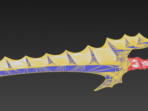 fire emblem awakening dragon slayer sword cosplay prop 3D Print Model