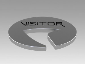 star trek picard starfleet visitor badge 3D प्रिंट मॉडल